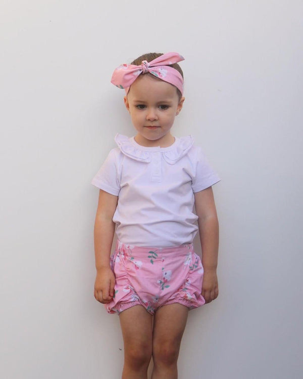 Detachable Overall + TopKnot - Caitlyn, - LollipopHouse