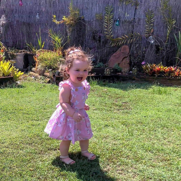 Detachable Flutter Pinny + Headband - Caitlyn, - LollipopHouse