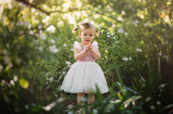 Fairy Tutu Dress + Bow - Rosetta