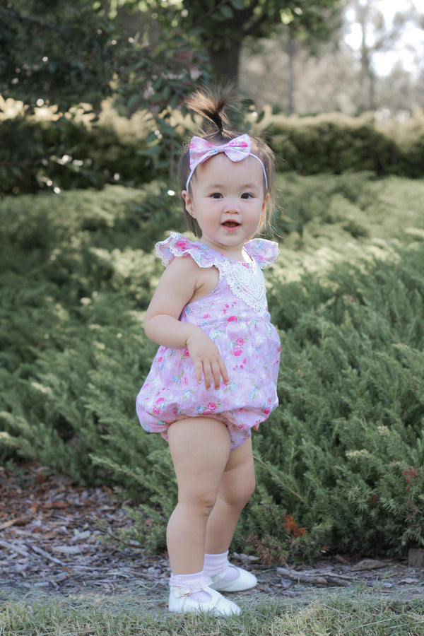 Bubble Romper + Headband - Aiyah, - LollipopHouse