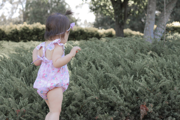 Bubble Romper + Headband - Aiyah, - LollipopHouse