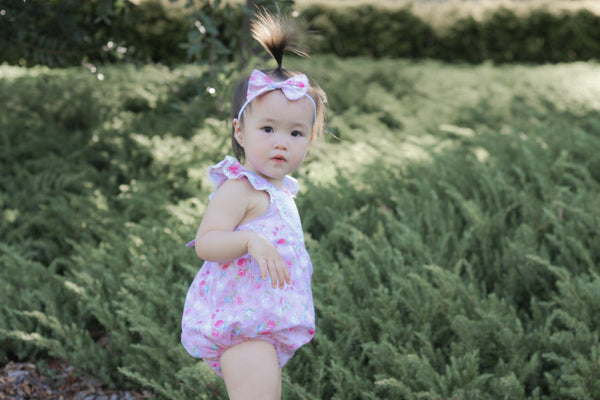 Bubble Romper + Headband - Aiyah, - LollipopHouse