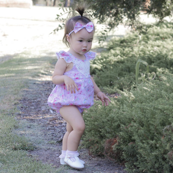 Bubble Romper + Headband - Aiyah, - LollipopHouse