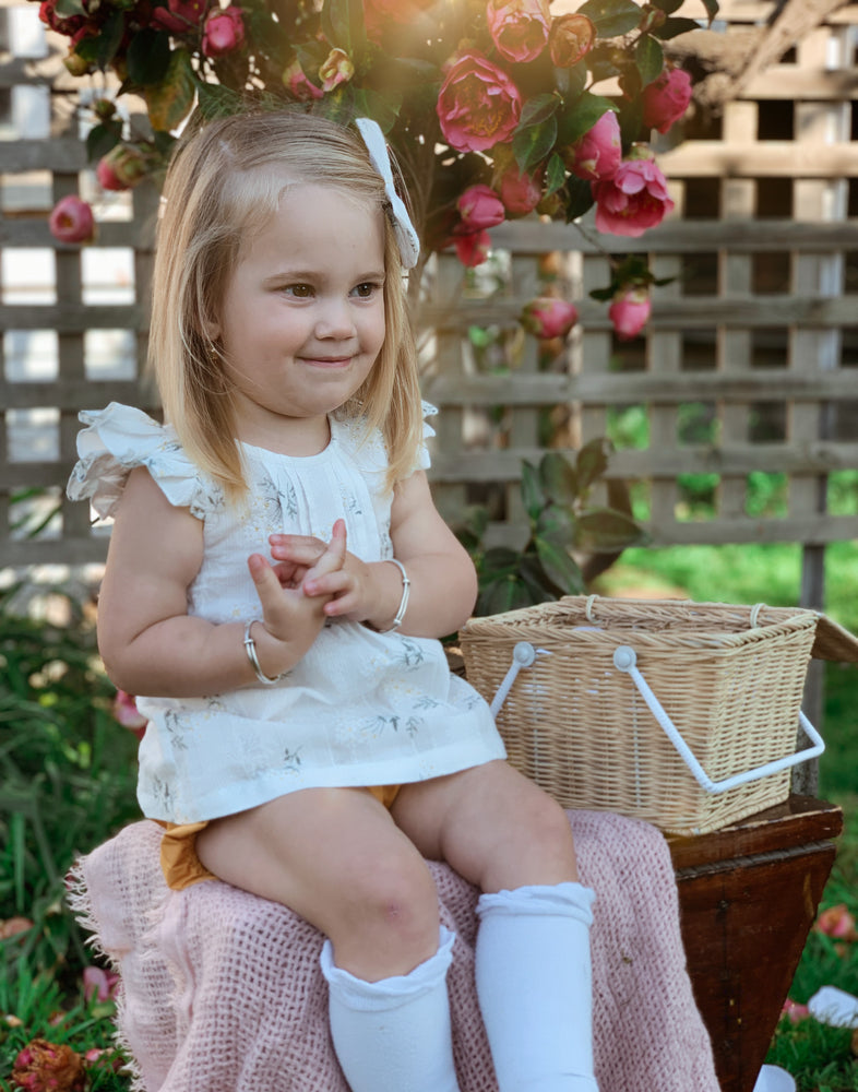 Flutter Top + Bow - Pippa