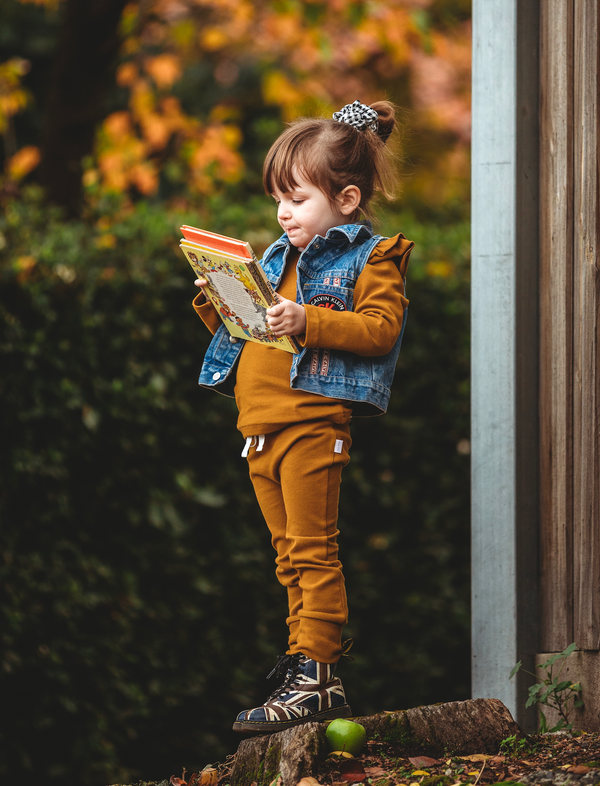 Comfy Flutter Top - Mustard
