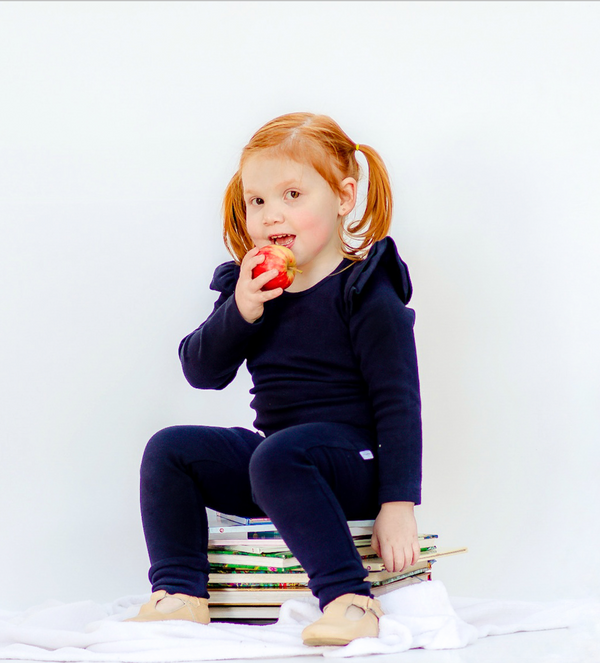 Comfy Flutter Top - Navy