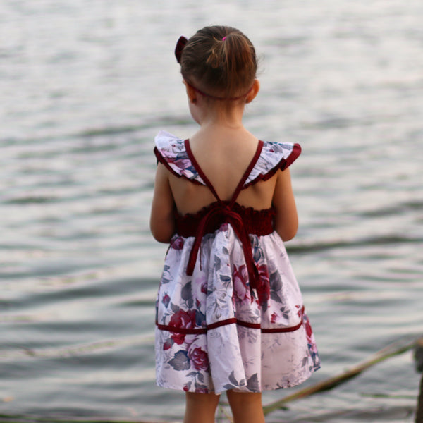 Sweetheart Dress + Headband – Hannah, - LollipopHouse