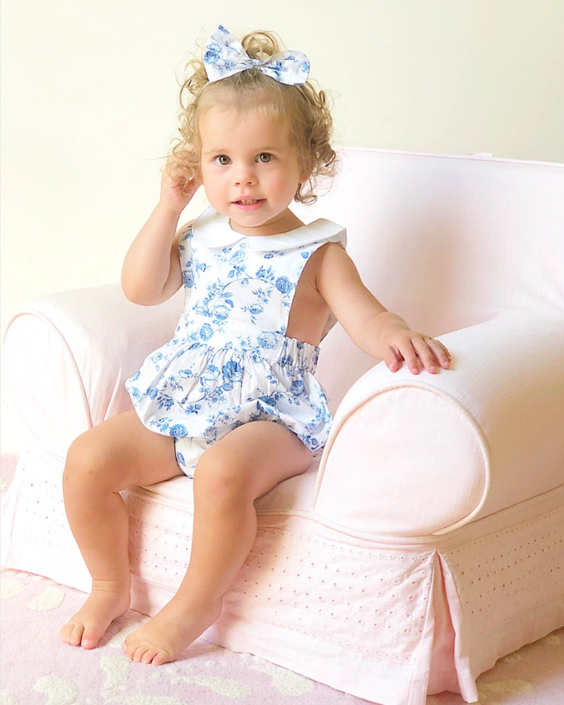 Collar Romper + Headband, - LollipopHouse