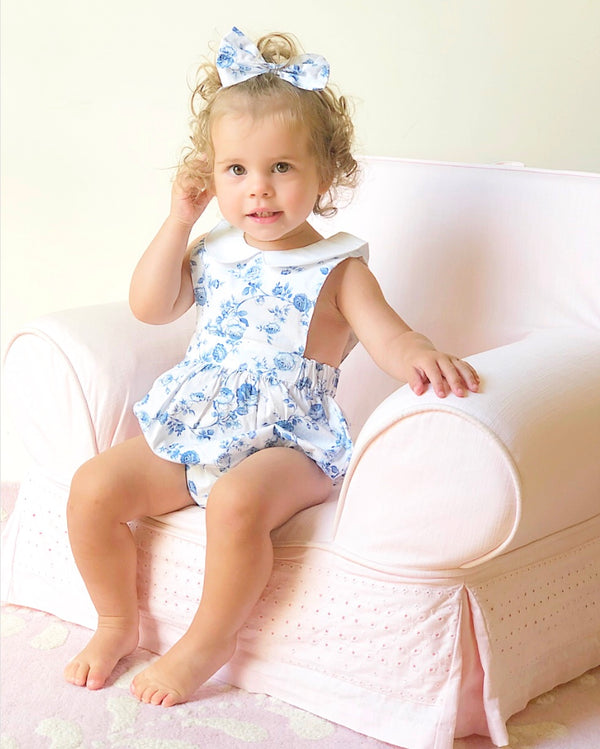 Collar Romper + Headband, - LollipopHouse