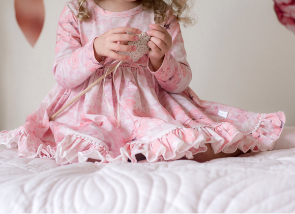 Long Sleeve Frill Dress - Hope