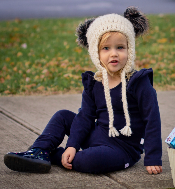 Comfy Flutter Top - Navy