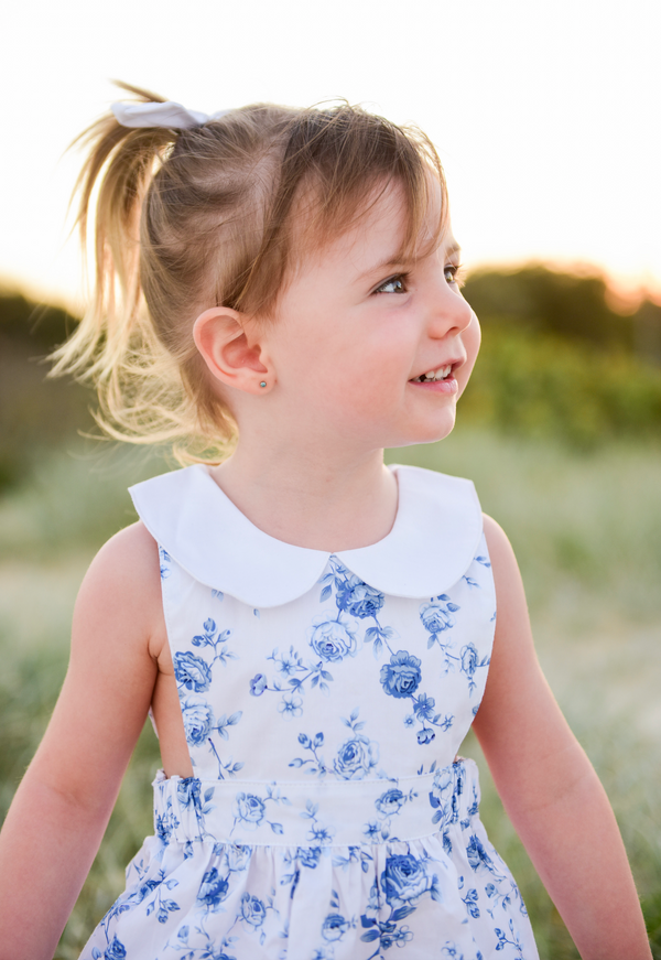 Collar Romper + Headband, - LollipopHouse