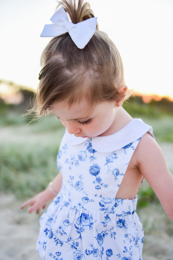 Collar Romper + Headband, - LollipopHouse