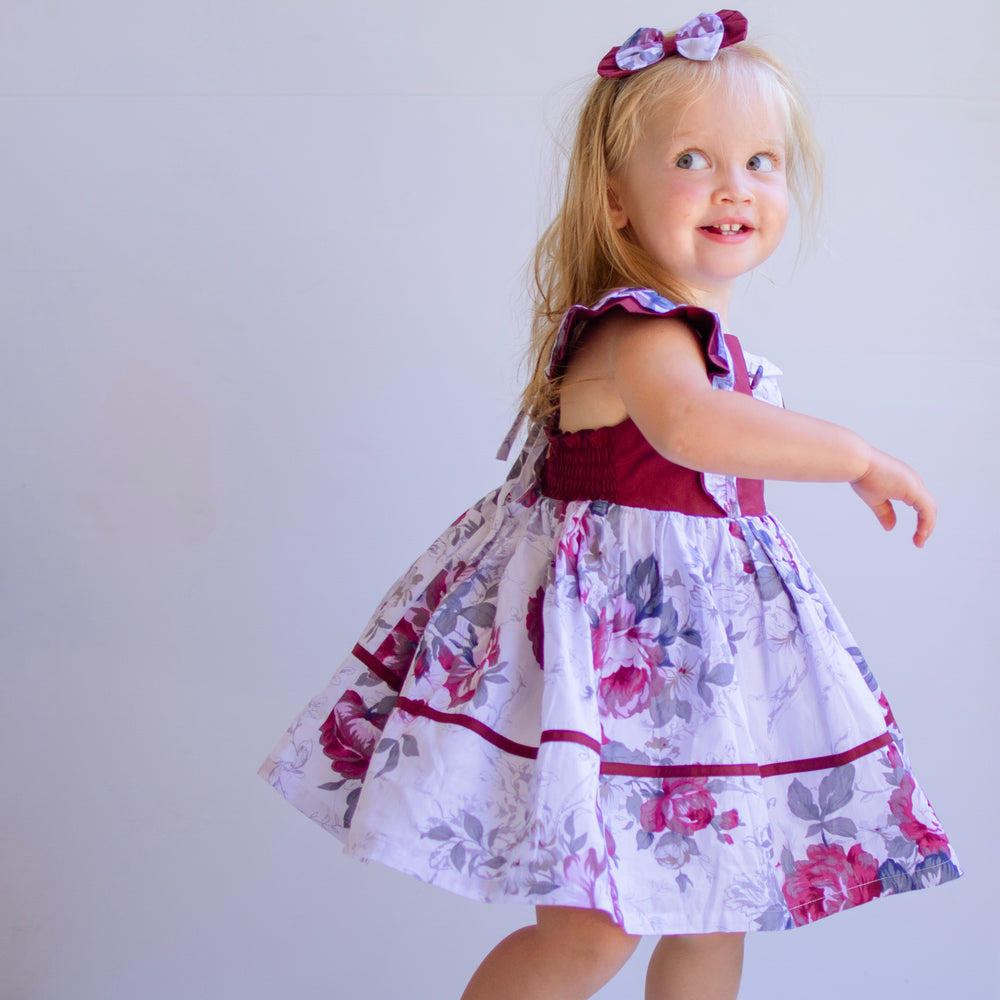 Sweetheart Dress + Headband – Hannah, - LollipopHouse