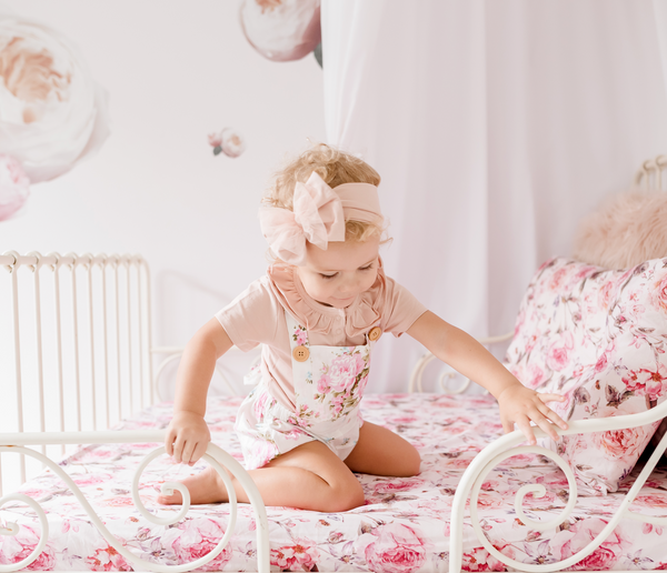 Tulle Headwrap - Blush, - LollipopHouse