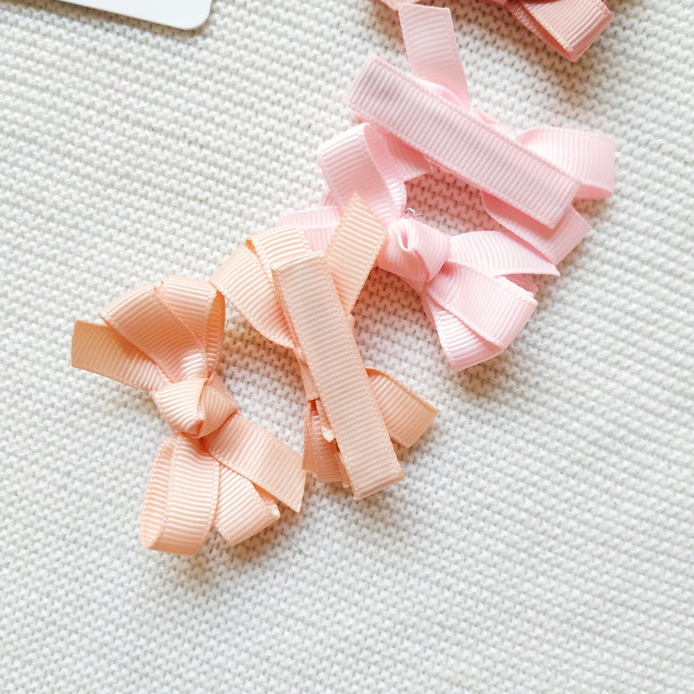 Ribbon Hair Clips - 14 colors, - LollipopHouse