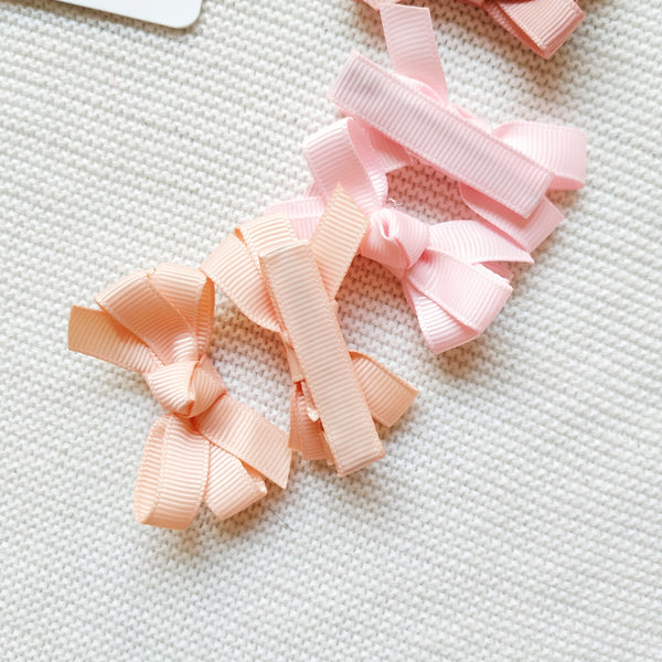 Ribbon Hair Clips - 14 colors, - LollipopHouse