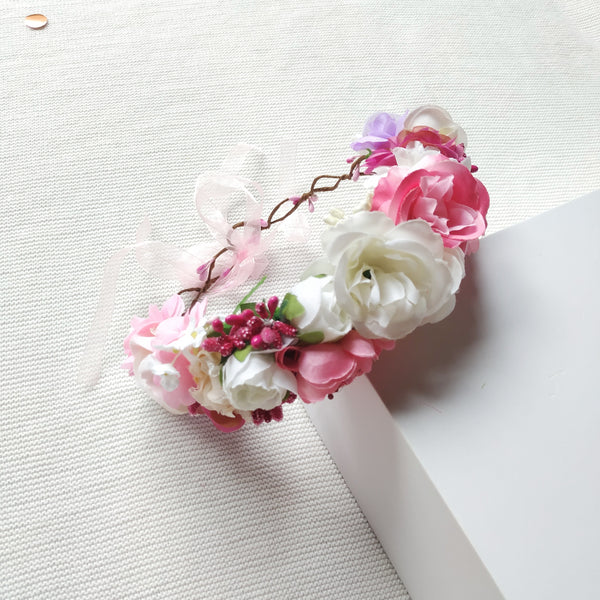 Flower Crown - Camellia, - LollipopHouse