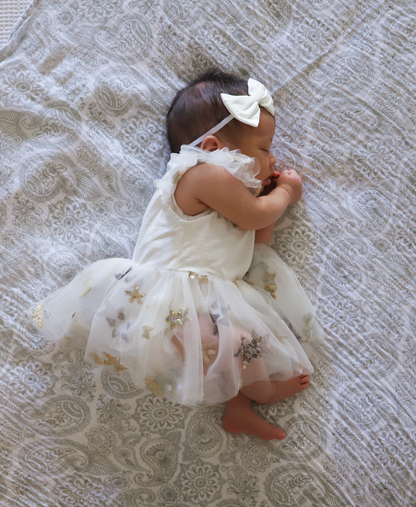 Miracle TuTu + Bow - White