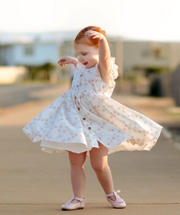 Day Dreamer Dress + Bow - Daisy