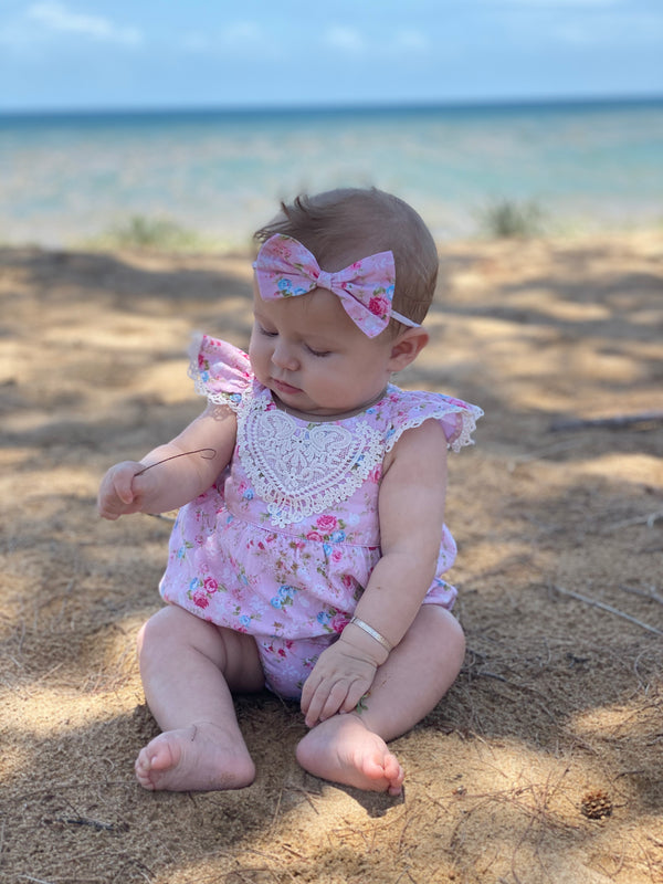 Bubble Romper + Headband - Aiyah
