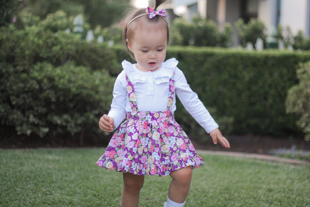 Detachable Ruffle Skirt - Gracie + Headband, - LollipopHouse