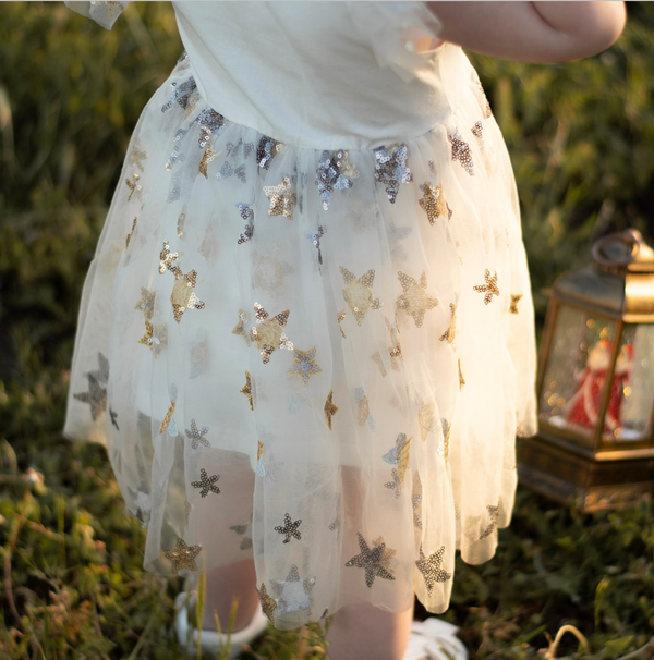 Miracle Dress + Bow - White