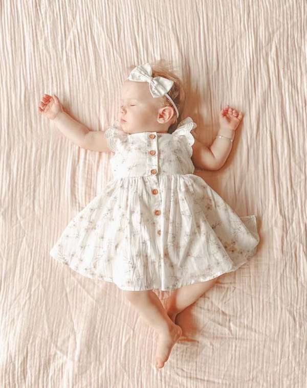 Day Dreamer Dress + Bow - Daisy