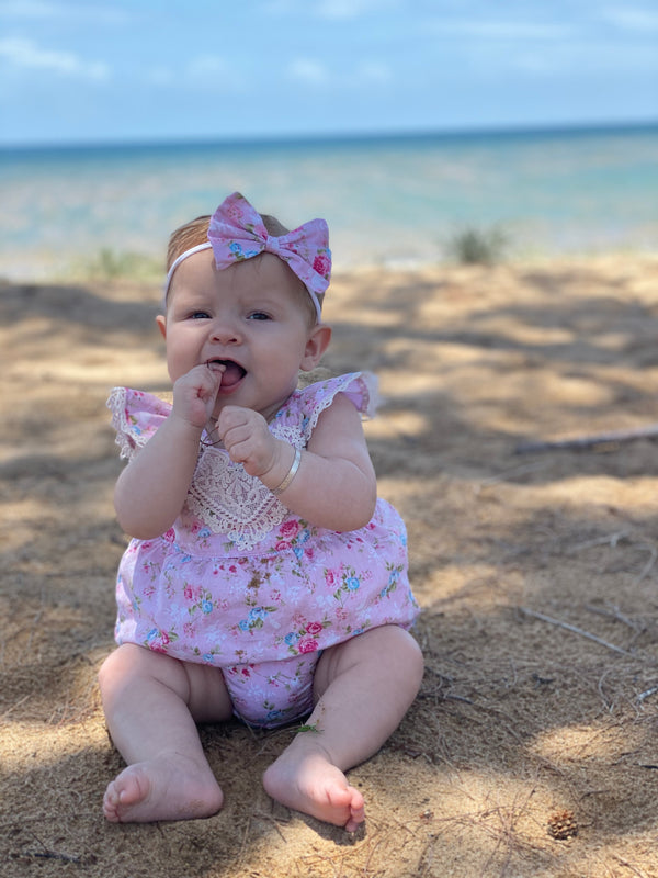 Bubble Romper + Headband - Aiyah