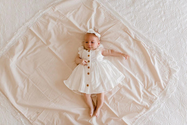 Day Dreamer Dress + Bow - White