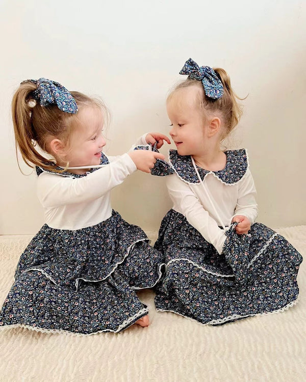 Stretch Cotton Dress - Ruby