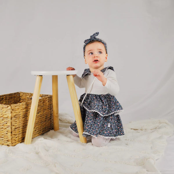 Stretch Cotton Dress - Ruby