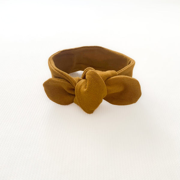 Top Knot Headwrap - Mustard