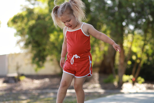 Comfy Summer Singlet - Rust
