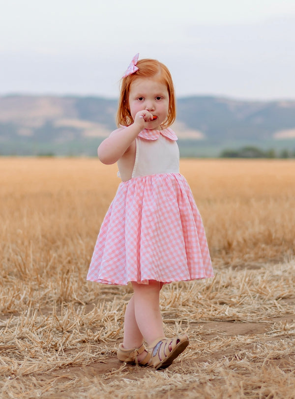 Summer Dress + Bow - Fairy Floss
