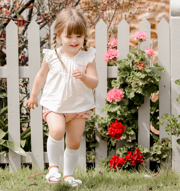 Flutter Top + Bow - Olivia