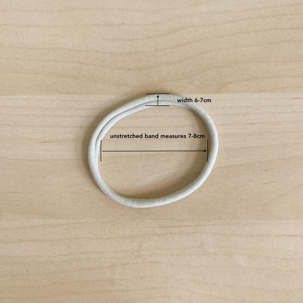 Ultrasoft Baby Nylon Headbands - Dusty Pink