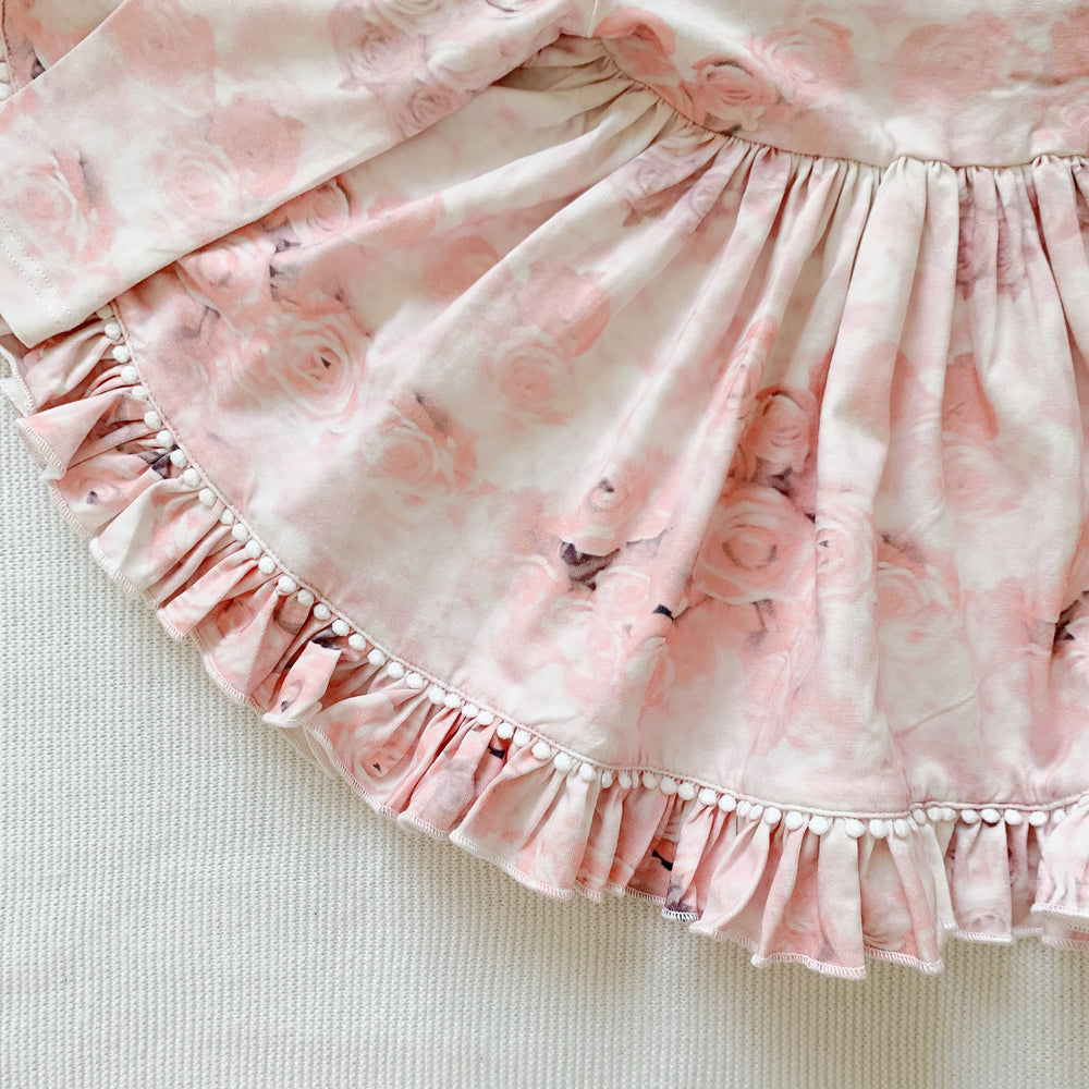 Long Sleeve Frill Dress - Hope