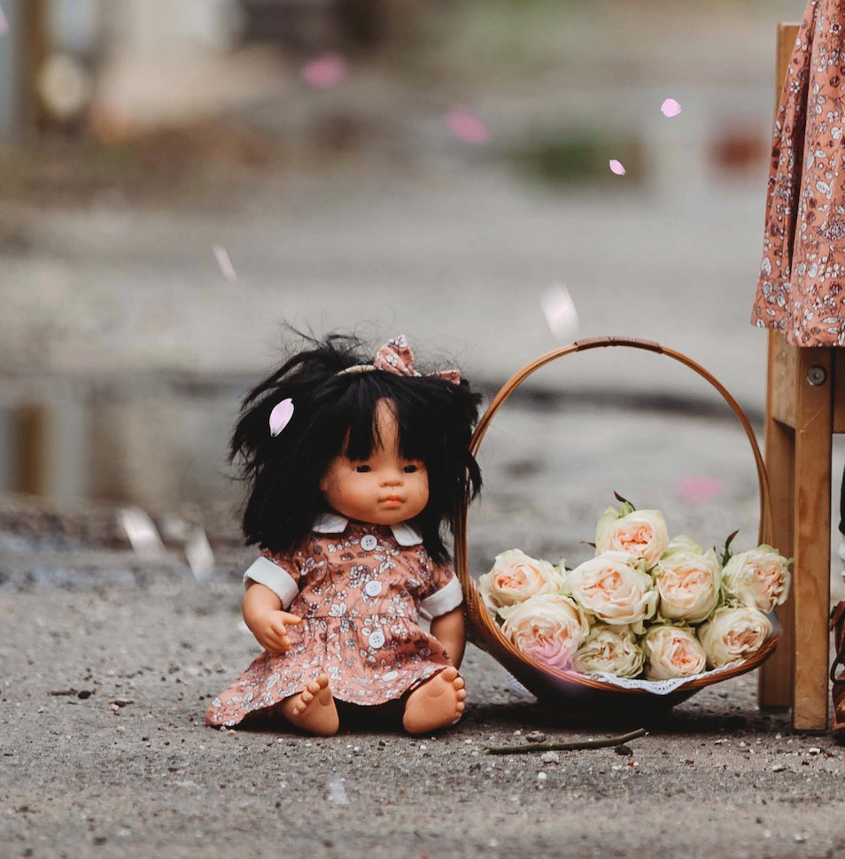 Doll Polly Dress + Headband - Adeline