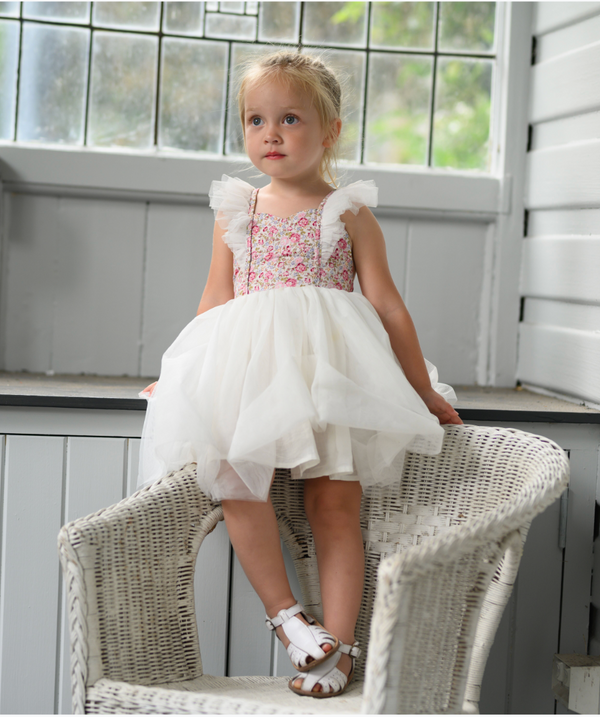 Fairy Tutu Dress + Bow - Rosetta
