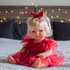 Doll Miracle Dress + Bow - Candy Red