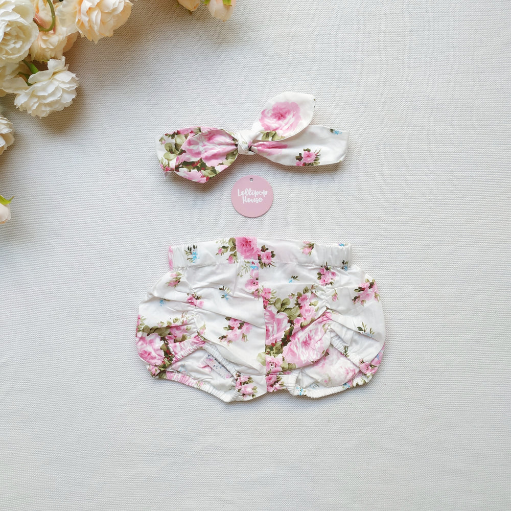 Detachable Overall + TopKnot - Petal,  - LollipopHouse