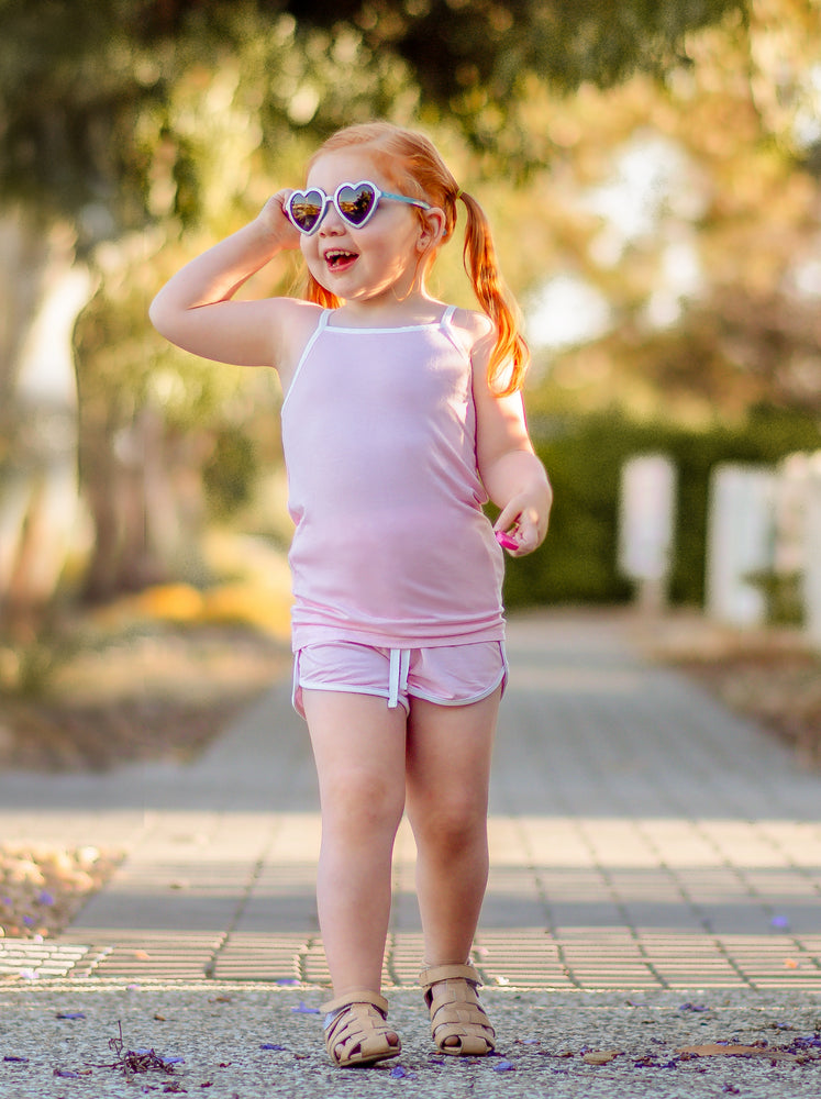 Comfy Summer Singlet - Baby Pink