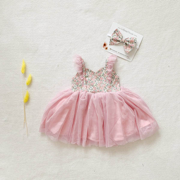 Fairy Tutu Dress + Bow - Delilah