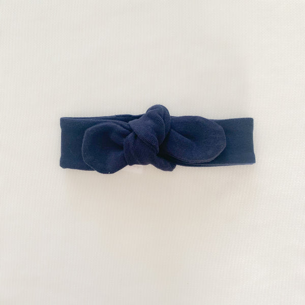 Top Knot Headwrap - Comfy Navy