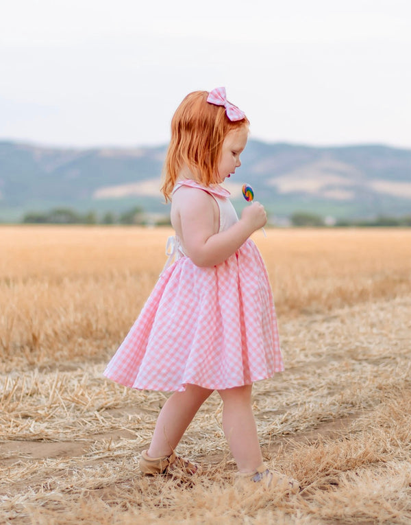 Summer Dress + Bow - Fairy Floss